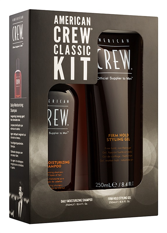 American Crew Classic Kit (Daily Moisturizing Shampoo + Firm Hold Styling Gel)