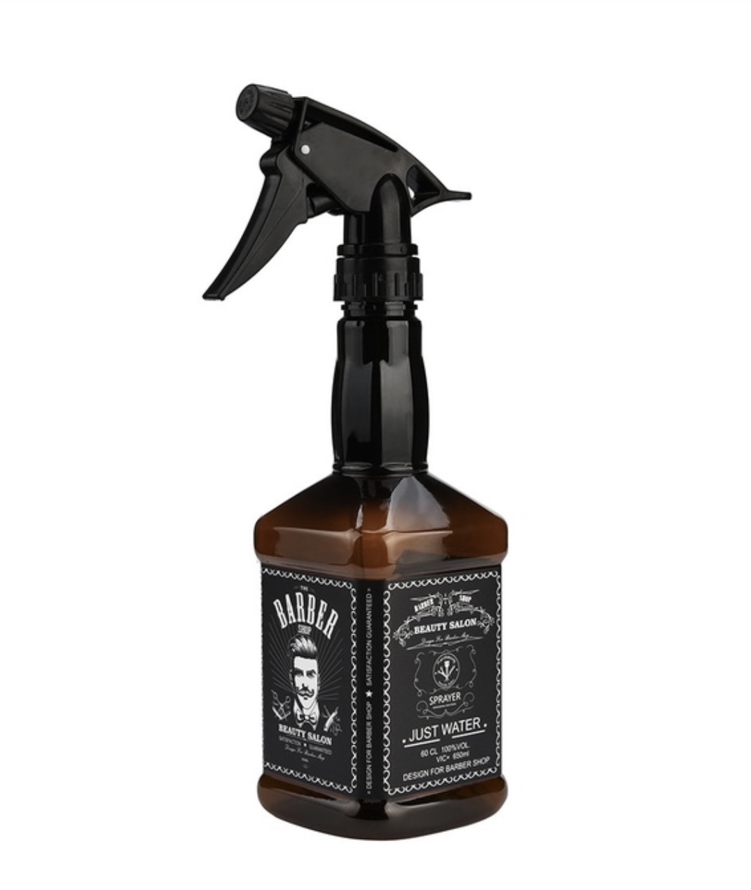 BARBERSHOP Just Water Retro vízpermetező 650 ml (Barna) 