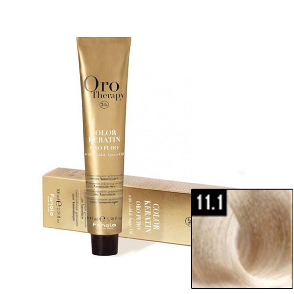 FANOLA ORO Therapy 24K Ammonia Free Permanent Color 11.1 100 ml