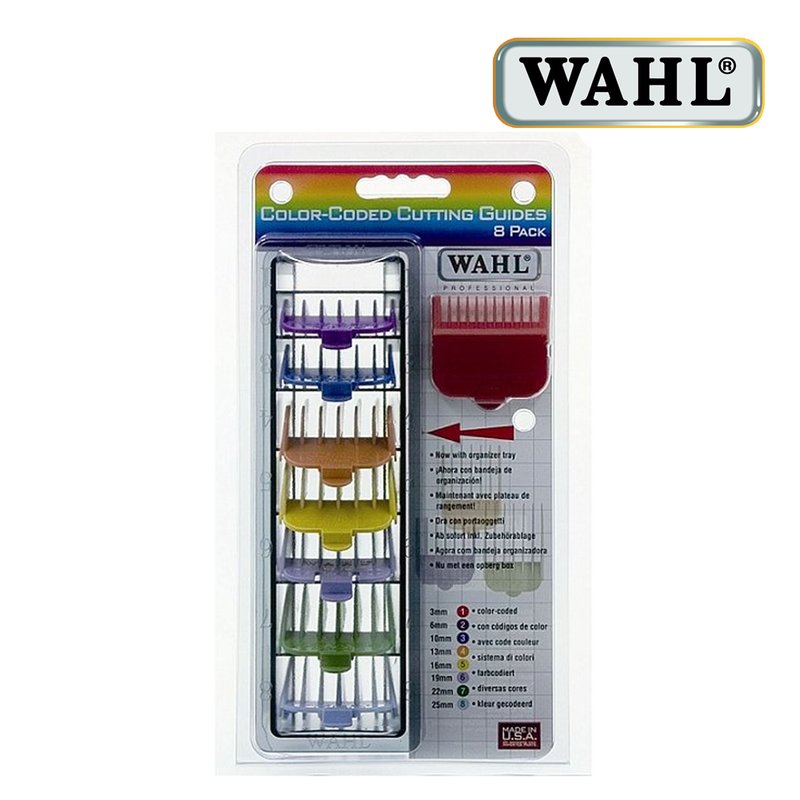 WAHL 8 darabos színes műanyag toldófésű szett 4503-7171(03170-417)