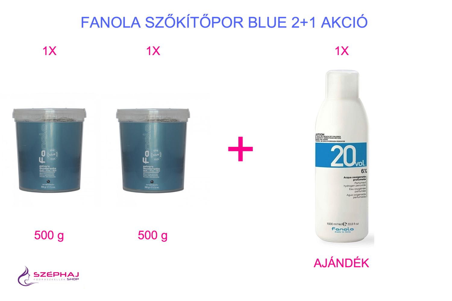 FANOLA Bleach Powder Blue 500 g 2+1 AKCIÓ