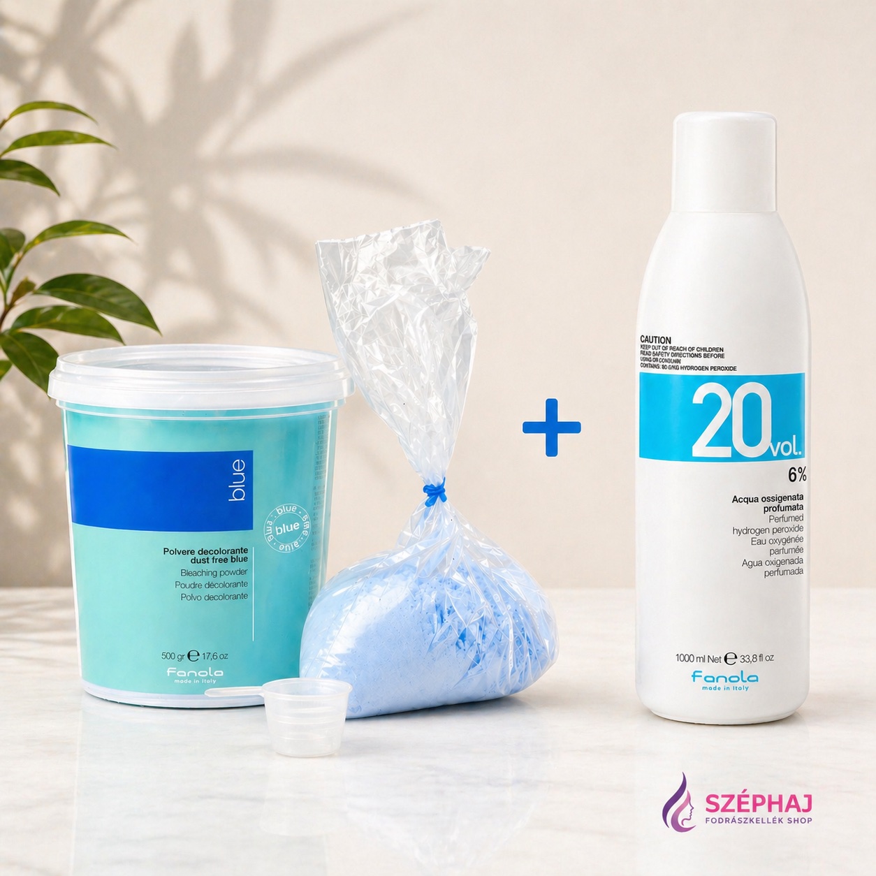 FANOLA Bleach Powder Blue 500 g 1+1 AKCIÓ