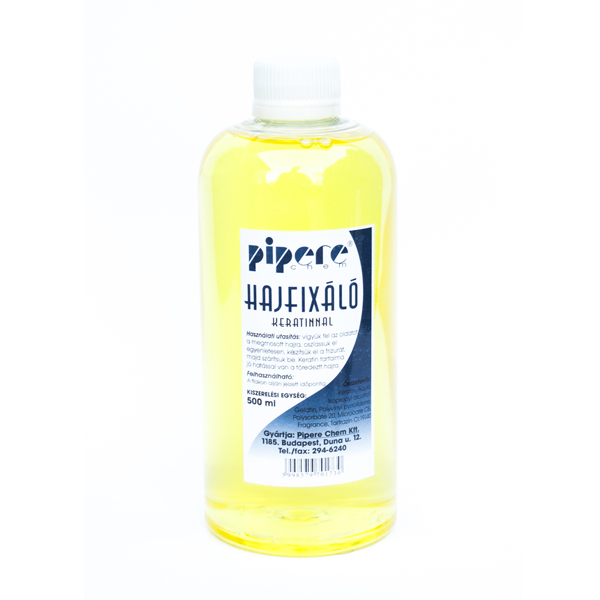 PIPERECHEM Hajfixáló Keratinnal 500 ml (Sárga)