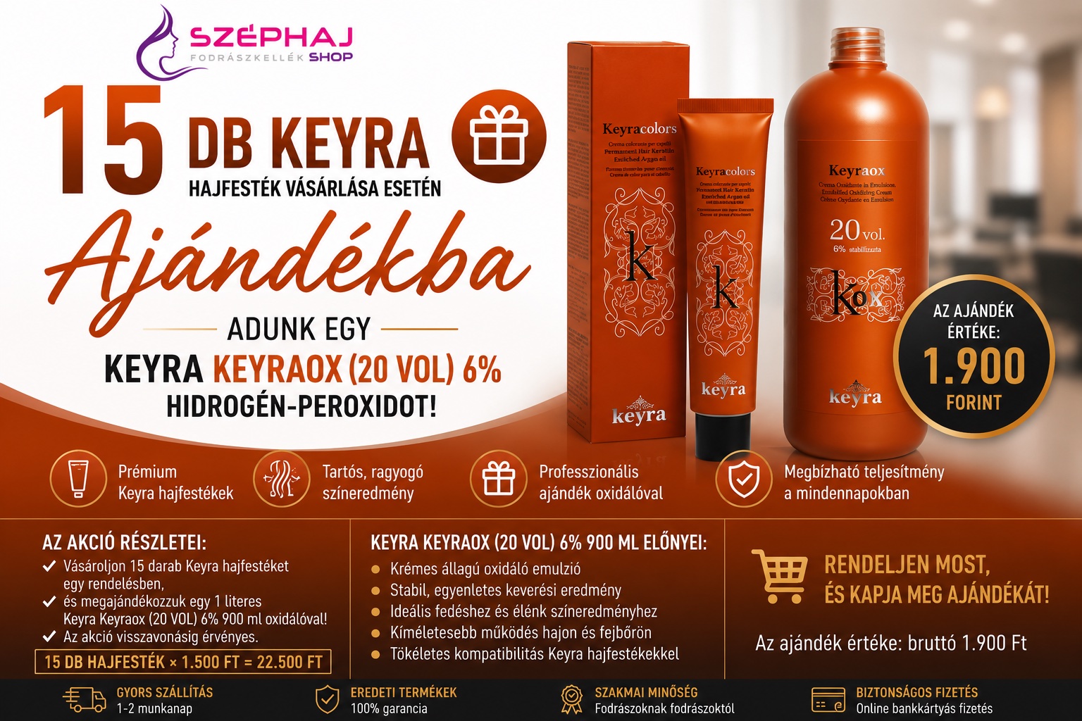 KEYRA PRO 15 COLOR AKCIÓ