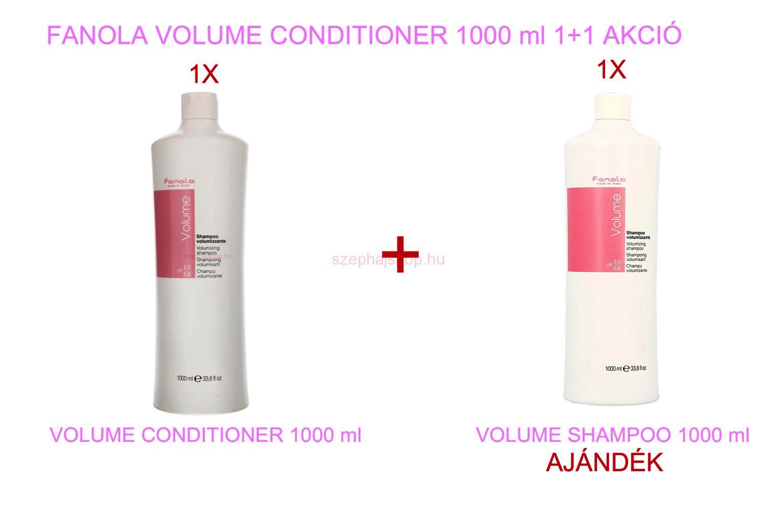 FANOLA Volume Conditioner 1000 ml 1+1 AKCIÓ