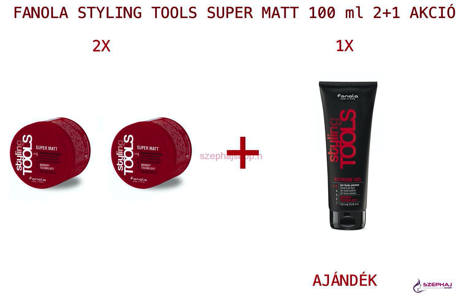 FANOLA Styling Tools Super Matt Wax 100 ml 2+1 AKCIÓ