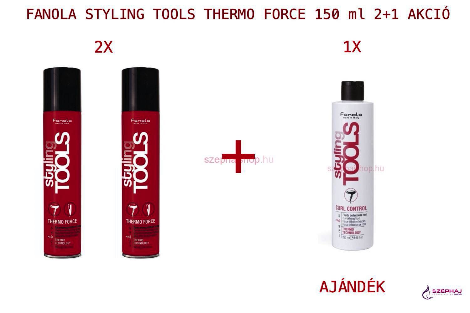 FANOLA Styling Tools Thermo Force 300 ml 2+1 AKCIÓ