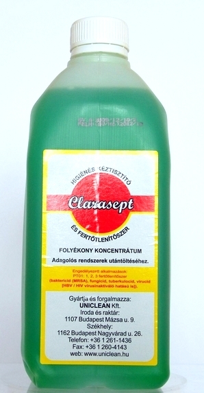 CLARASEPT Higiéniás Kéztisztító és Fertőtlenítőszer 1000 ml