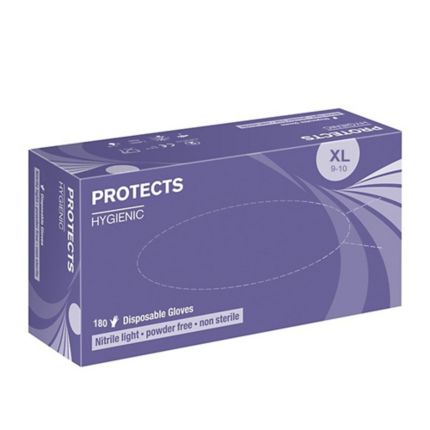 SEMPERCARE® PROTECTS HYGIENIC Nitrile Powder-Free kesztyű fekete "XL 9-10" 90 db