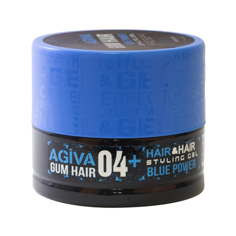 AGIVA Hair Styling Gum Hair 04+ Blue Power Styling Gel 700 ml