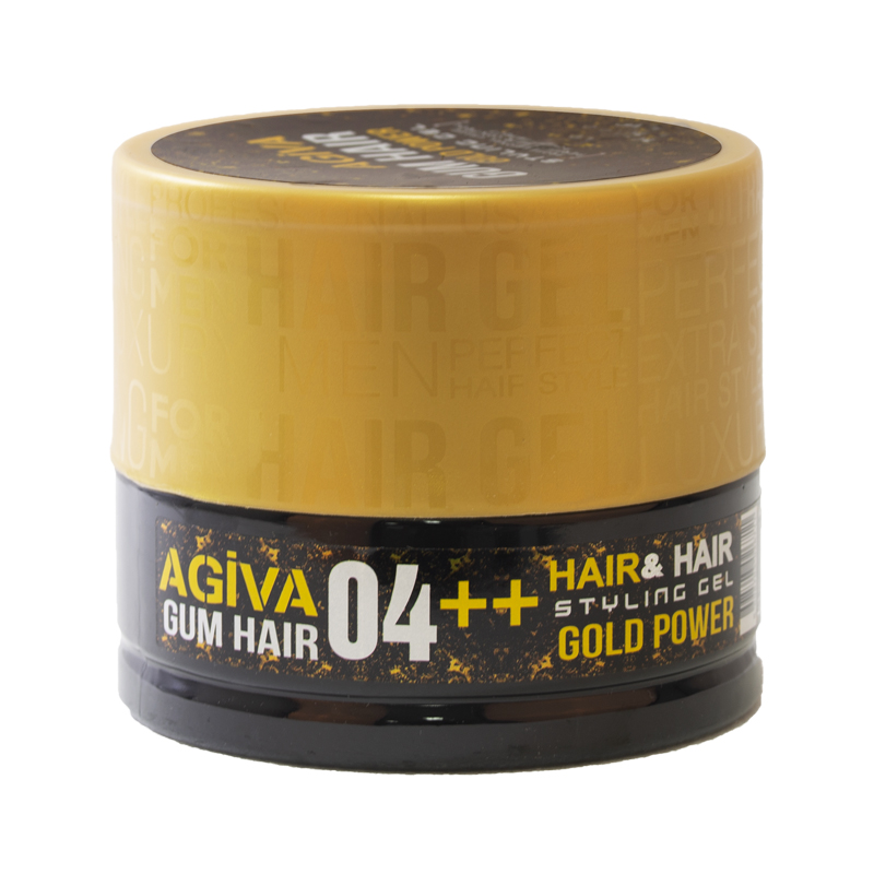 AGIVA Hair Styling Gum Hair 04++ Gold Power Styling Gel 700 ml