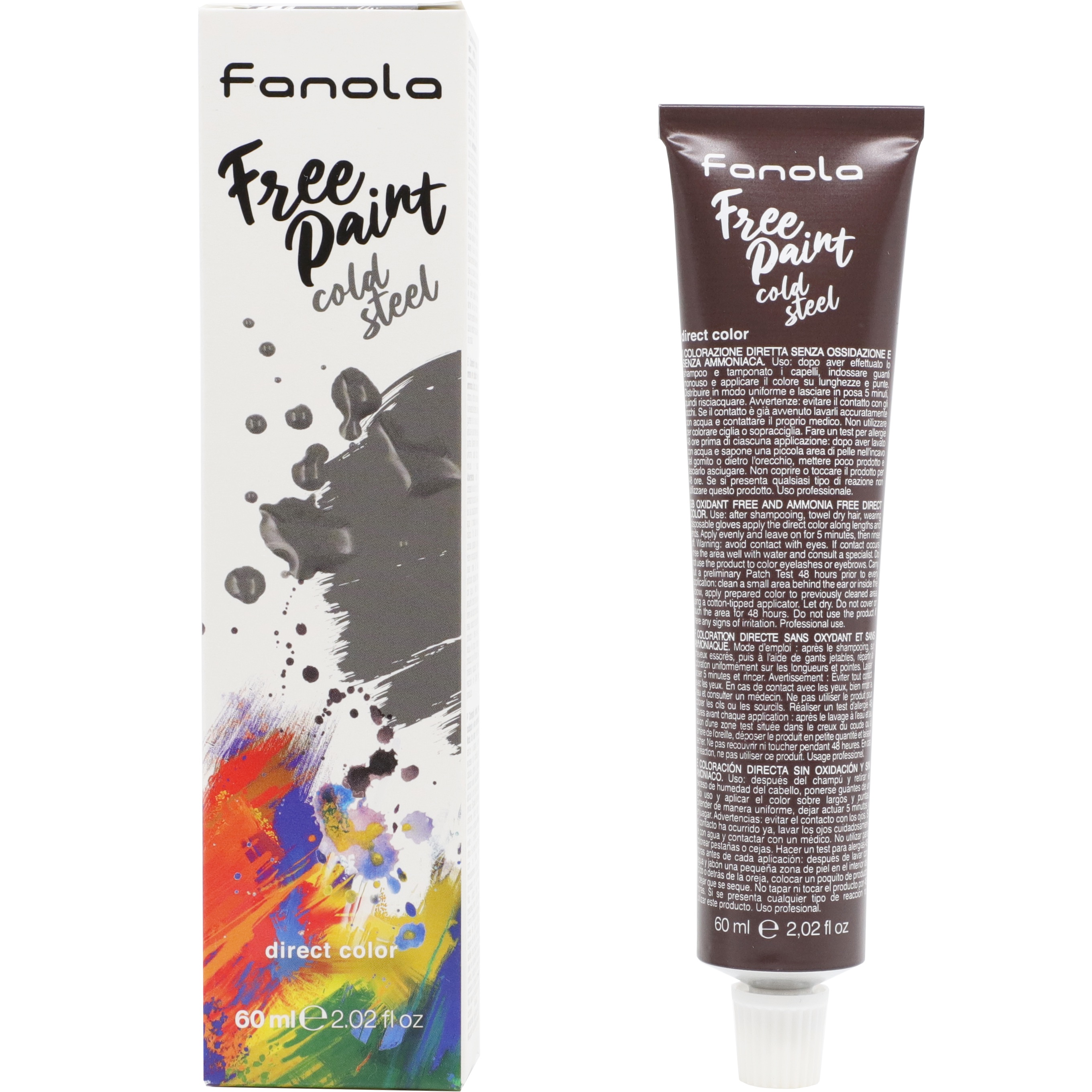 FANOLA Free Paint Direct Color Cold Steel 60 ml