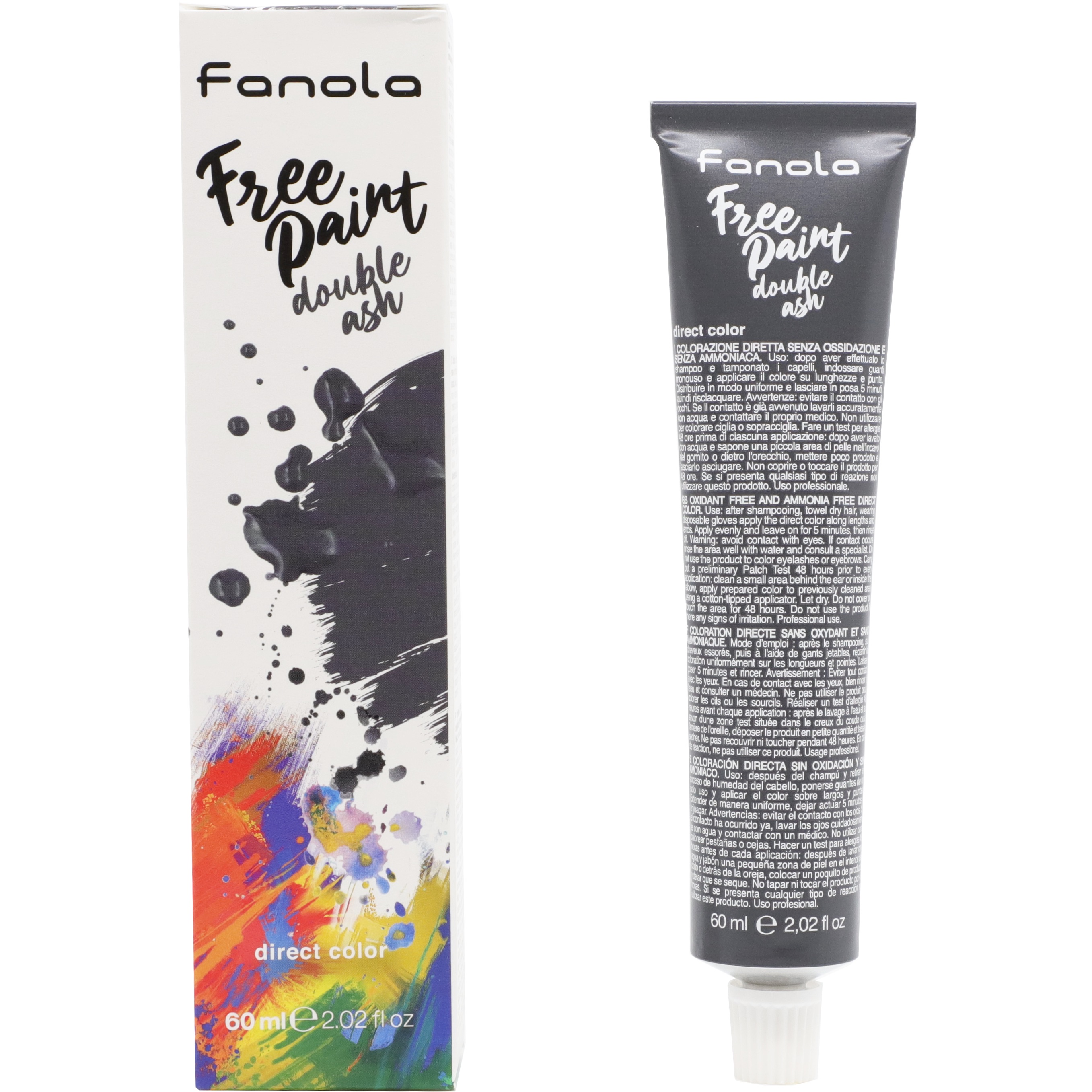 FANOLA Free Paint Direct Color Double Ash 60 ml