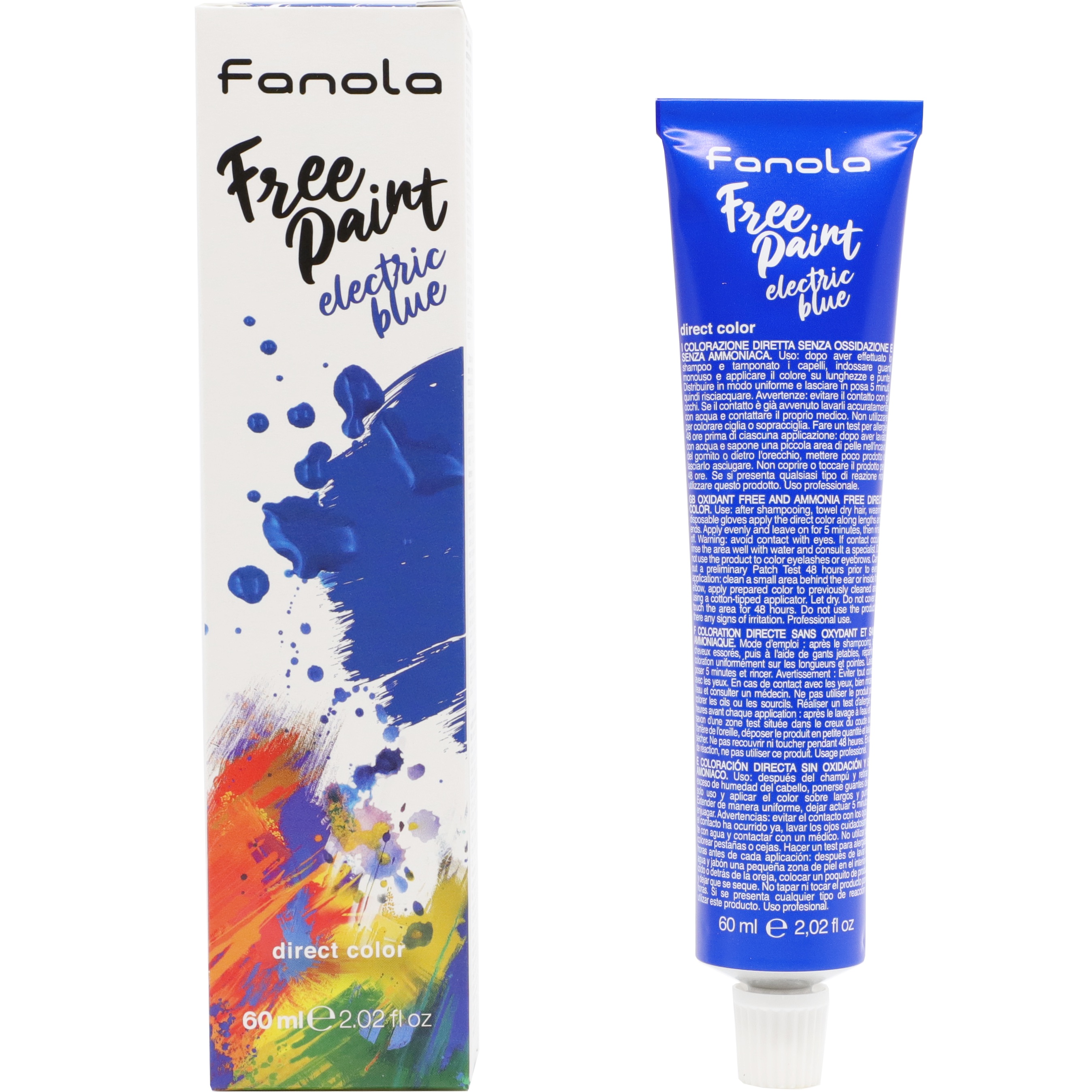 FANOLA Free Paint Direct Color Electric Blue 60 ml