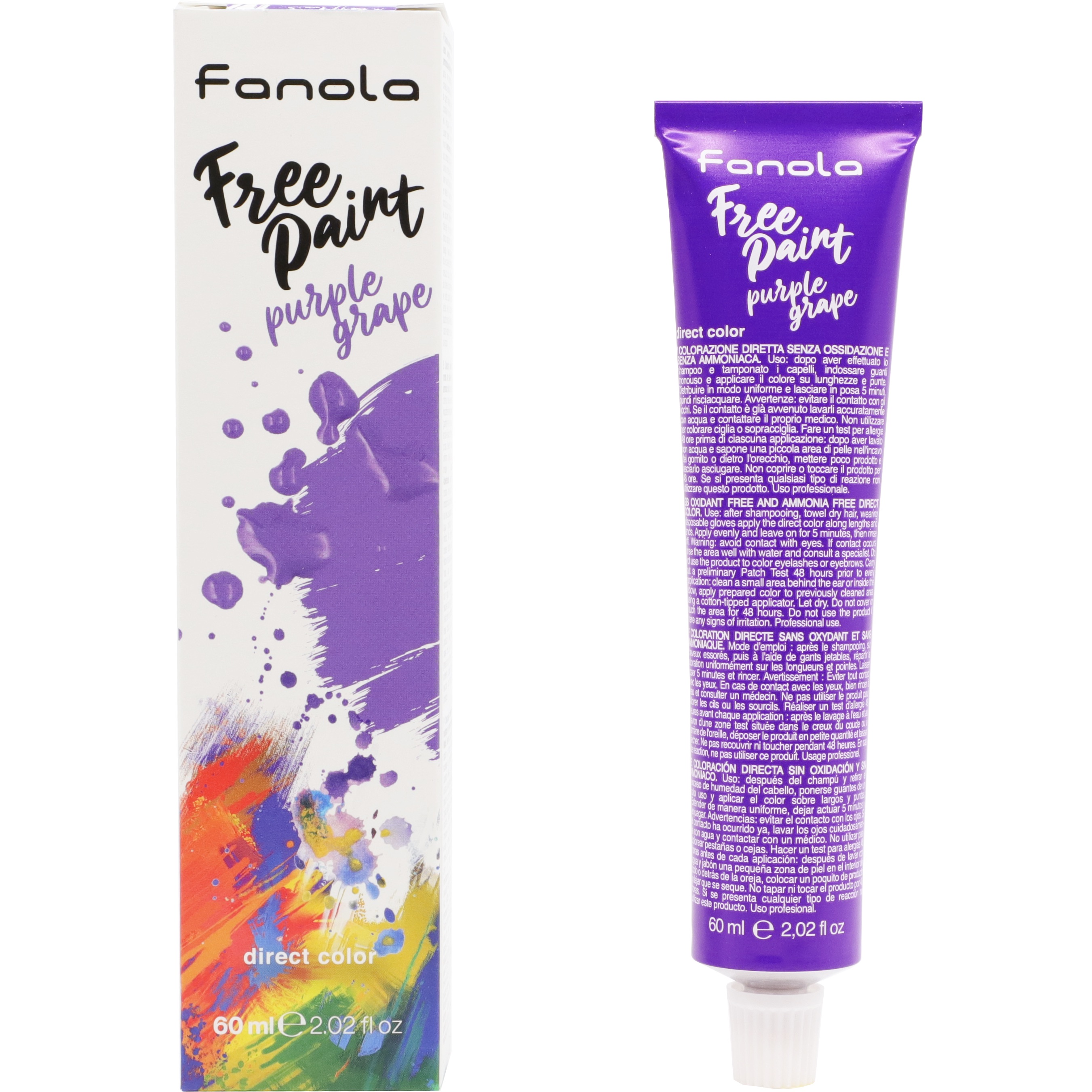 FANOLA Free Paint Direct Color Purple Grape 60 ml