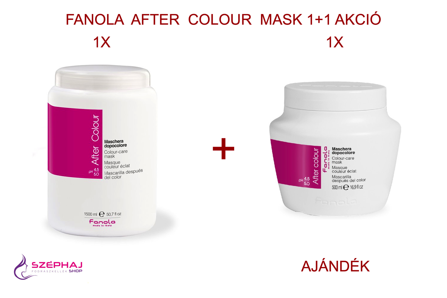 FANOLA After Colour Mask 1500ml 1+1 AKCIÓ