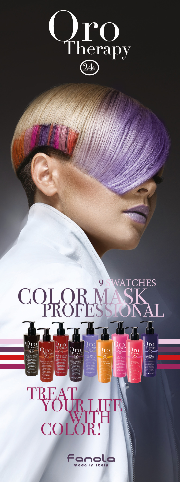 FANOLA Oro Therapy Color Mask színskála
