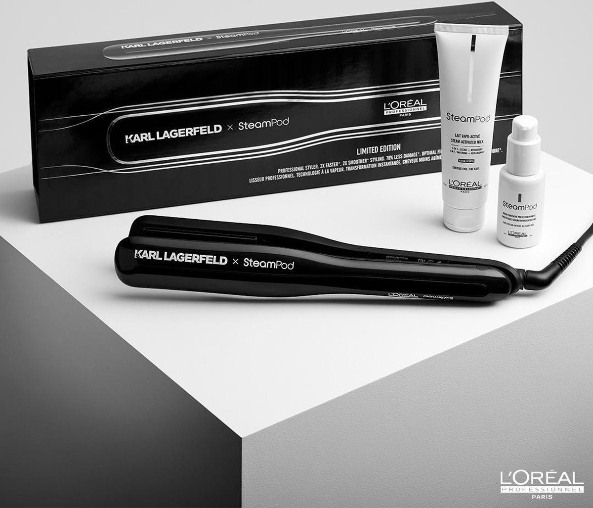 L’Oréal Professionnel Karl Lagerfeld Steampod 3.0 gőzölős hajvasaló 