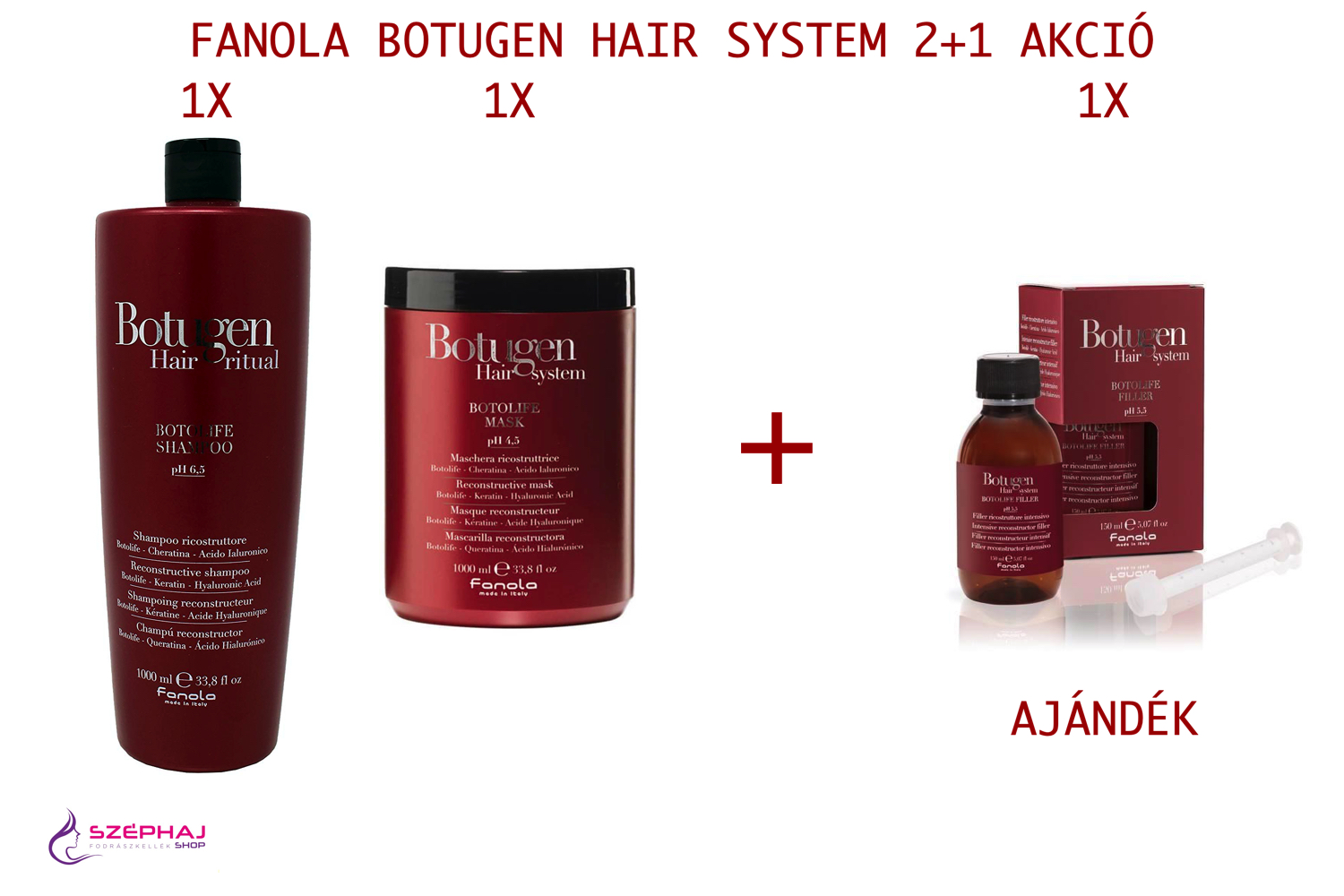 FANOLA Botugen Hair System  1000 ml 2+1 AKCIÓ
