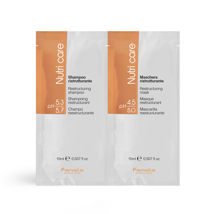FANOLA Nutri Care Restructuring (Shampoo 15 ml + Mask 15 ml)