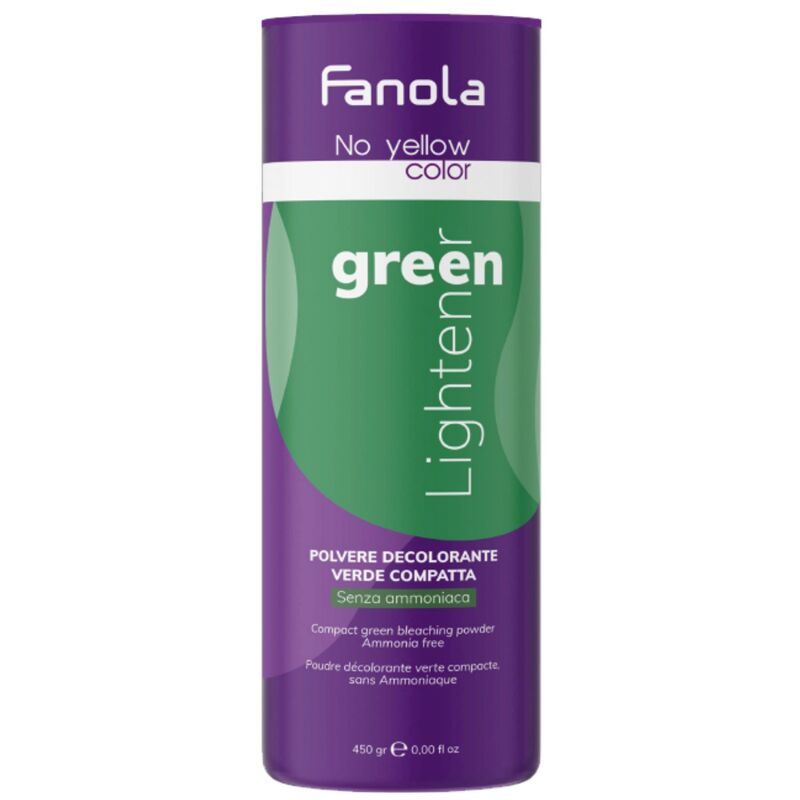 FANOLA No Yellow Color GREEN Lightener 450 g
