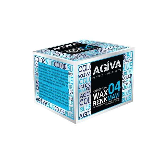 AGIVA Color Wax 04 BLUE Strong Hold 120 ml