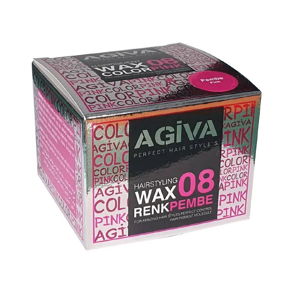 AGIVA Color Wax 08 PINK Strong Hold 120 ml