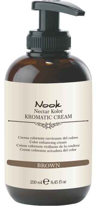 Nook Kromatic Cream Color hajszínező maszk Barna 250 ml