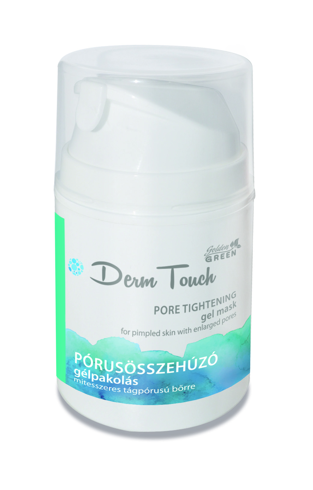 Golden Green DERM TOUCH Pórusösszehúzó gélpakolás 50 ml