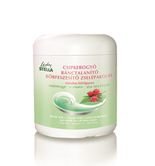 Lady Stella Csipkebogyó&aloe vera ránctalanító, bőrfeszesítő zselépakolás 200 ml