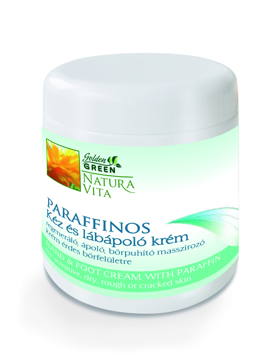 Golden Green NATURA VITA Paraffinos kéz- és lábápoló krém 500 ml