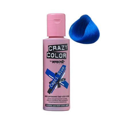 Crazy Color 44 Capri Blue 100 ml (Capri kék)