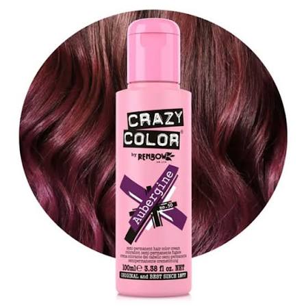 Crazy Color 50 Aubergine 100 ml (Lila)