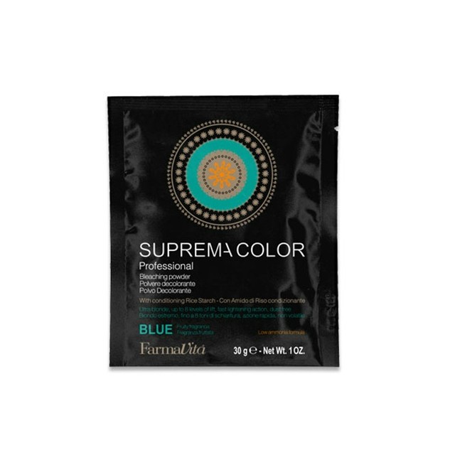 SUPREMA COLOR Szőkítőpor - kék porzásmentes 30 gr