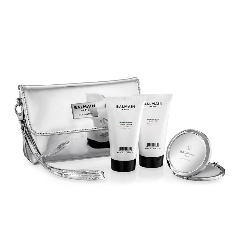 Balmain Limited Edition Cosmetic Bag Silver