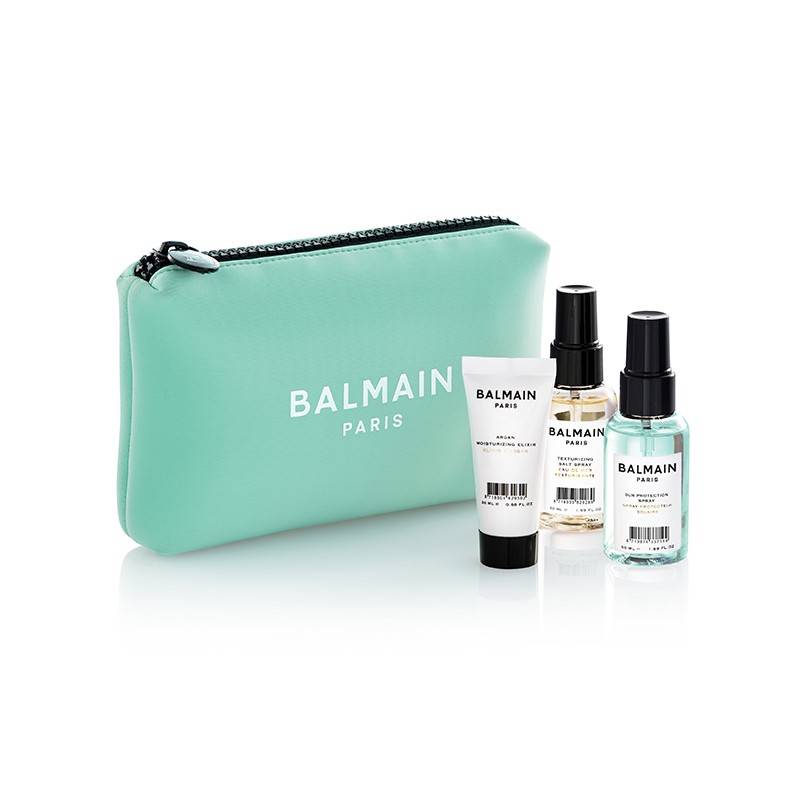 Balmain Limited Edition Cosmetic Bag SS pastel green