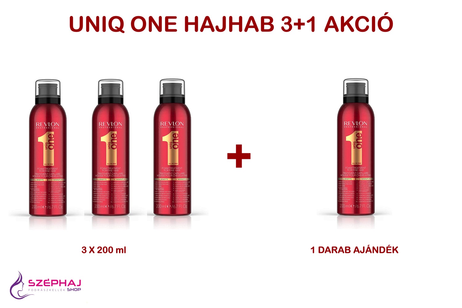 Uniq One Foam Treatment for Fine Hair 200 ml 3+1 AKCIÓ