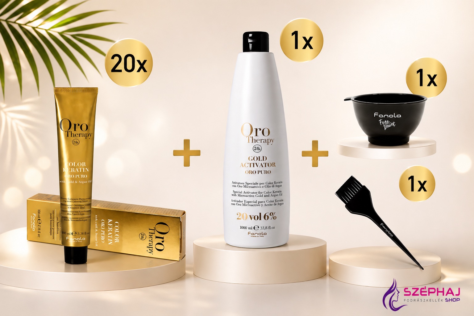 FANOLA ORO Therapy 24K Ammonia Free Permanent Color 100 ml 20+ AKCIÓ A