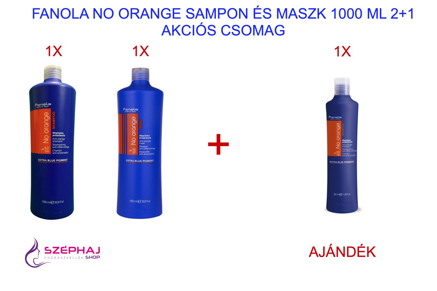 FANOLA No Orange Sampon és Maszk 1000 ml 2+1 AKCIÓ