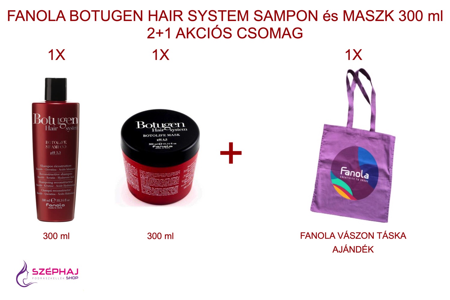 FANOLA Botugen Hair System  300 ml 2+1 AKCIÓ