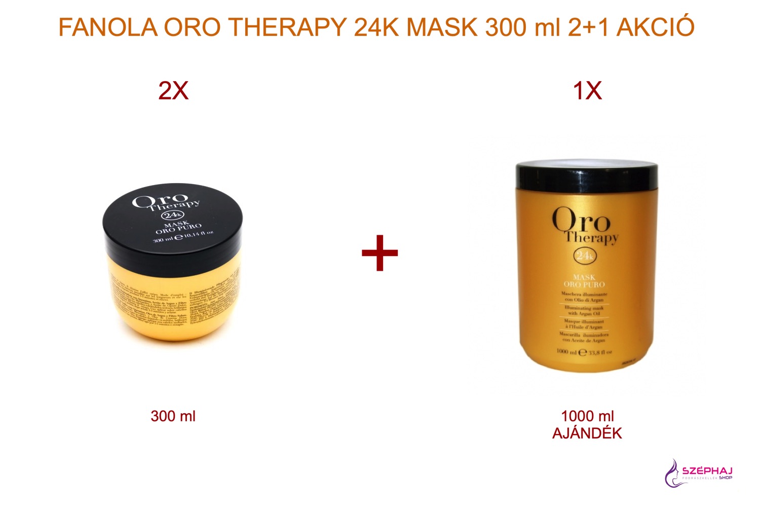FANOLA ORO Therapy  Mask 300 ml 2+1 AKCIÓ