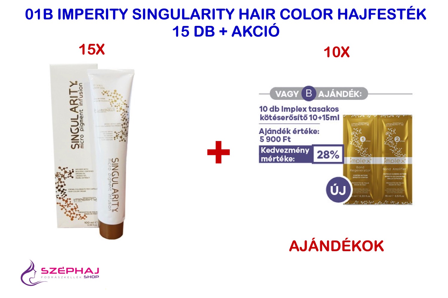 01B IMPERITY Singularity Hair Color Cream 100 ml 15+ AKCIÓ