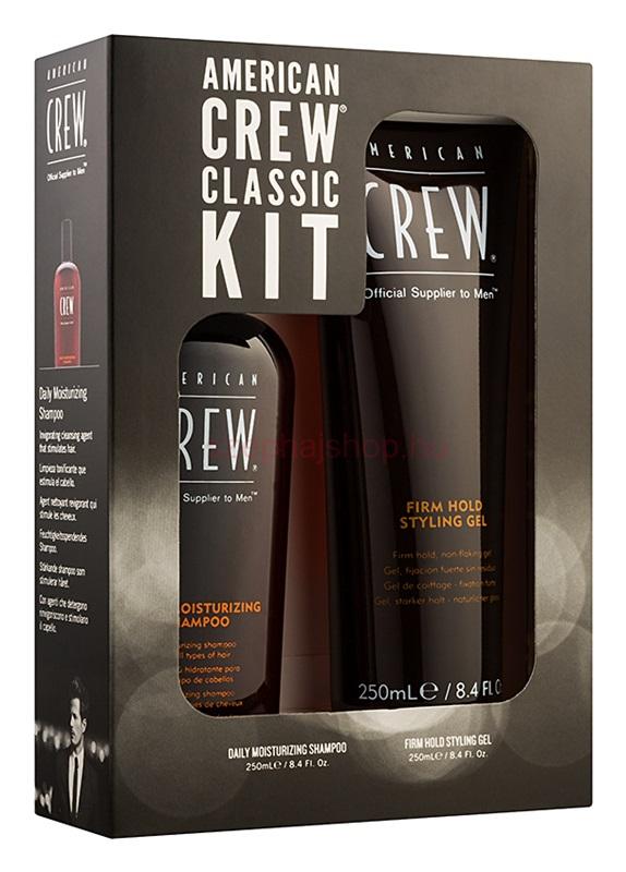 American Crew Classic Kit (Daily Moisturizing Shampoo + Firm Hold Styling Gel) ()